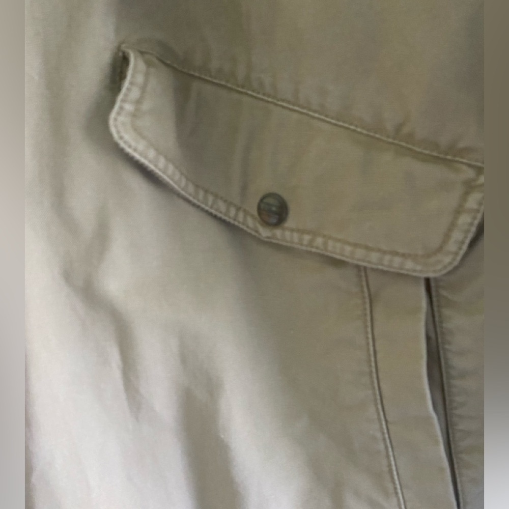 L.L Bean Women’s Barn Chore Coat Beige Winter Coat - Picture 4 of 7